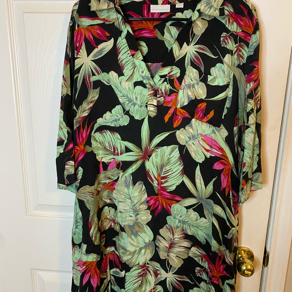Jack by BB Dakota Leaf Print Dress